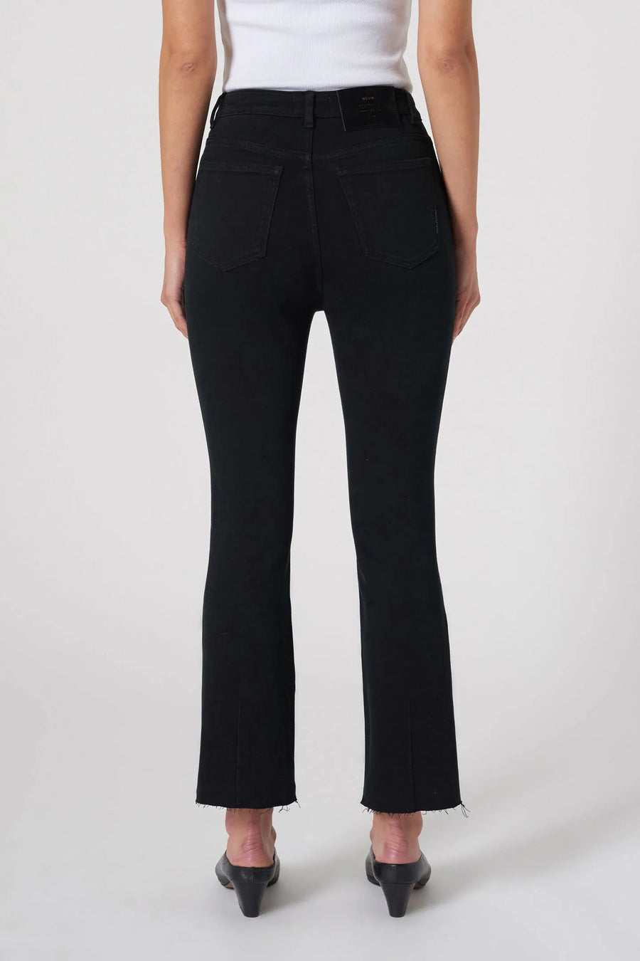 Twiggy crop jean black