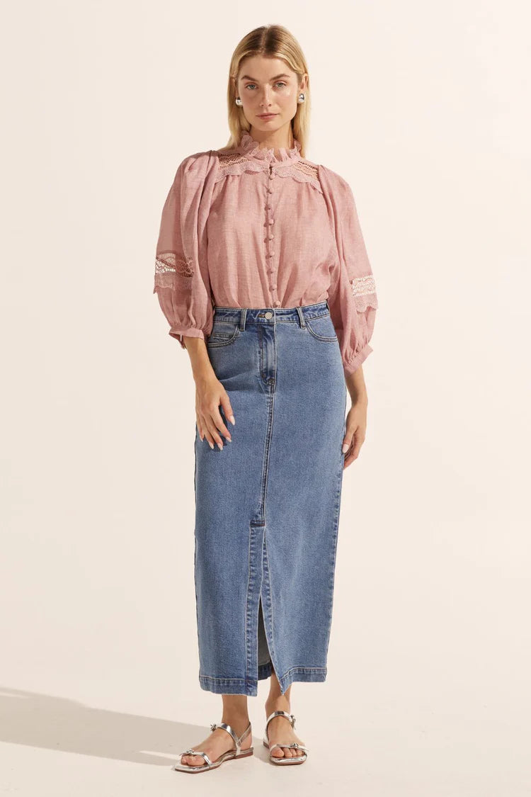 Meridian skirt Denim wash